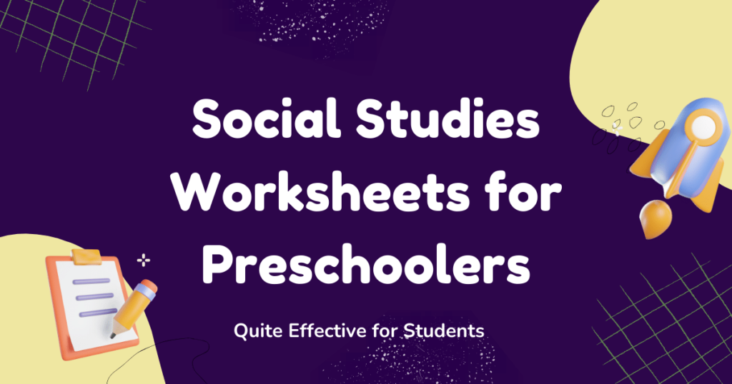 Social Studies Worksheets for Preschoolers