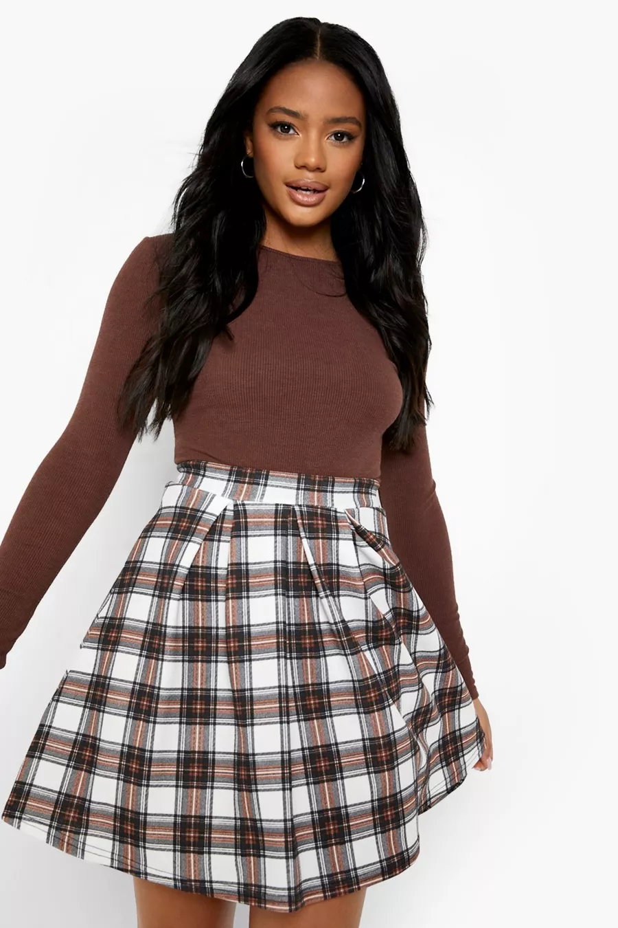 Short tartan skirts